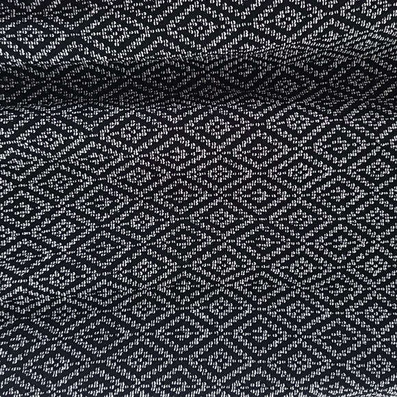 St. John Collection By Marie Gray.black and White Knit Diamond Pencil Skirt Sz 2 - Picture 2 of 4